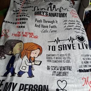 Grey's Anatomy Throw